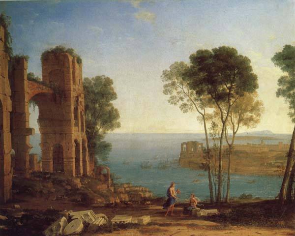 The Harbor of Baiae with Apollo and the Cumaean Sibyl